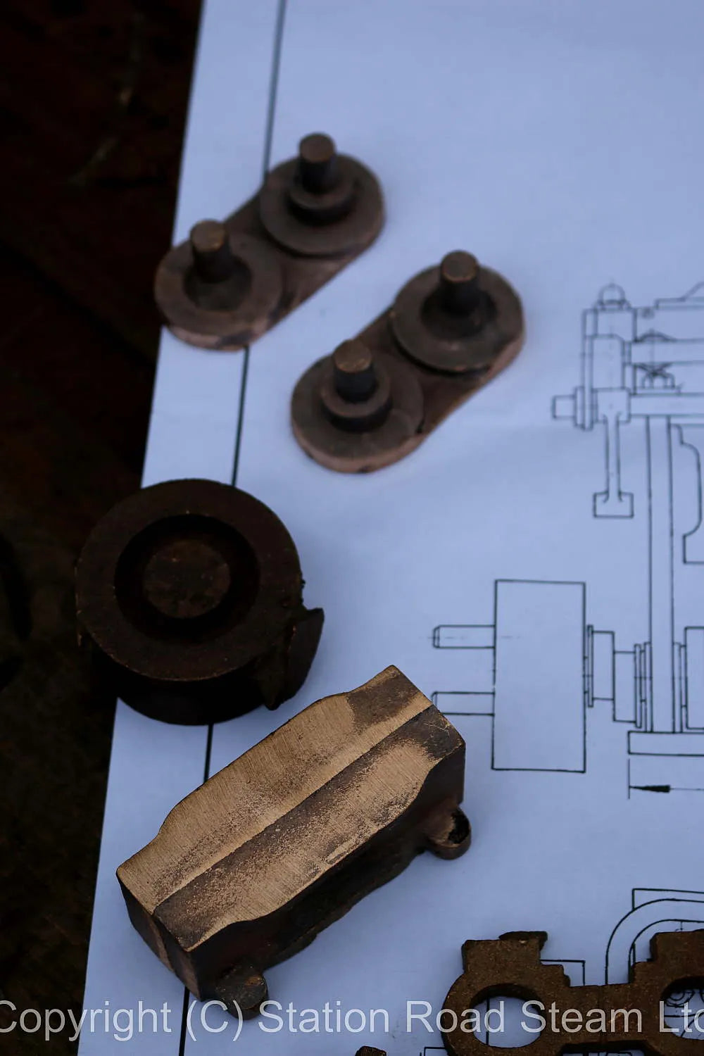 "Borderer" stationary engine castings