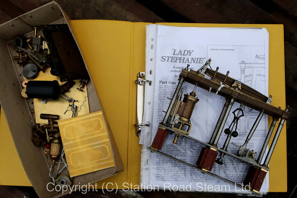 Part-built "Lady Stephanie" beam engine