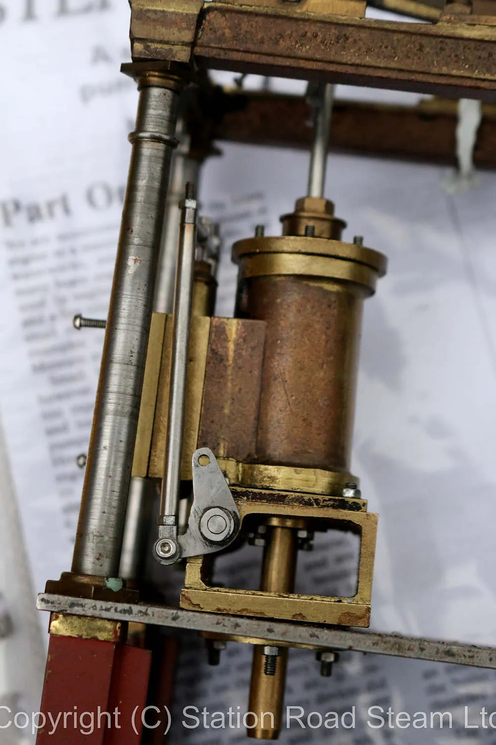 Part-built "Lady Stephanie" beam engine