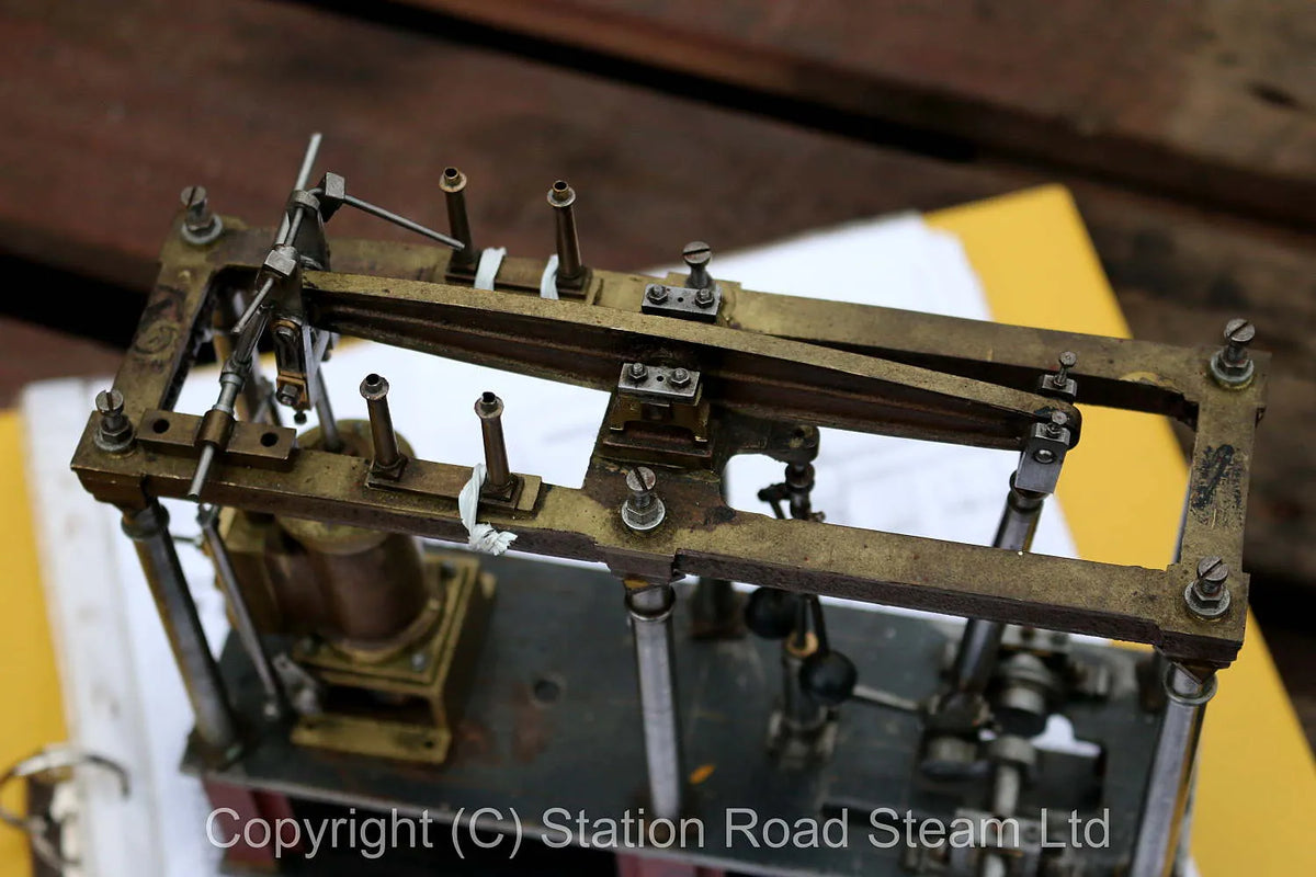Part-built "Lady Stephanie" beam engine