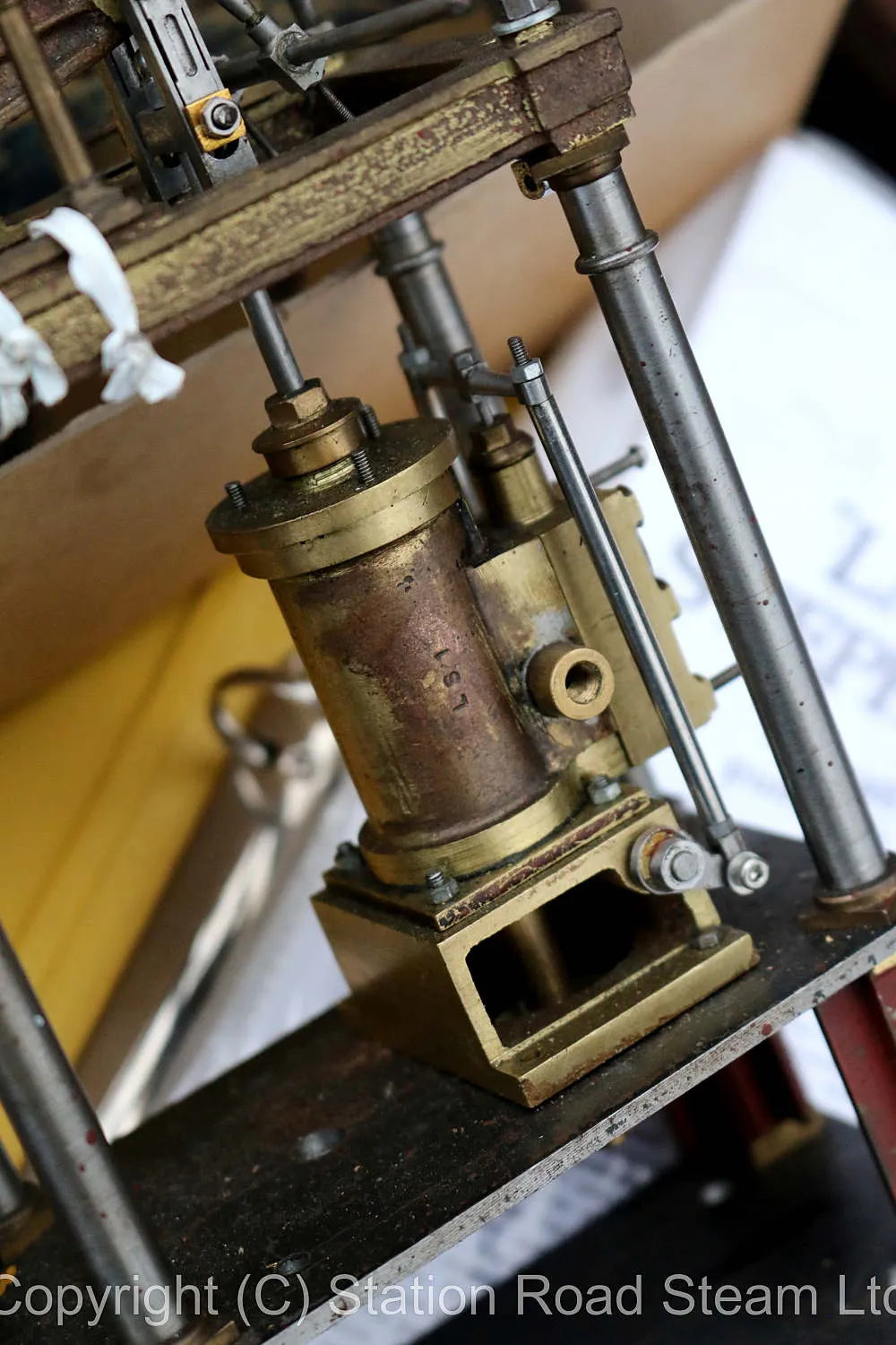 Part-built "Lady Stephanie" beam engine