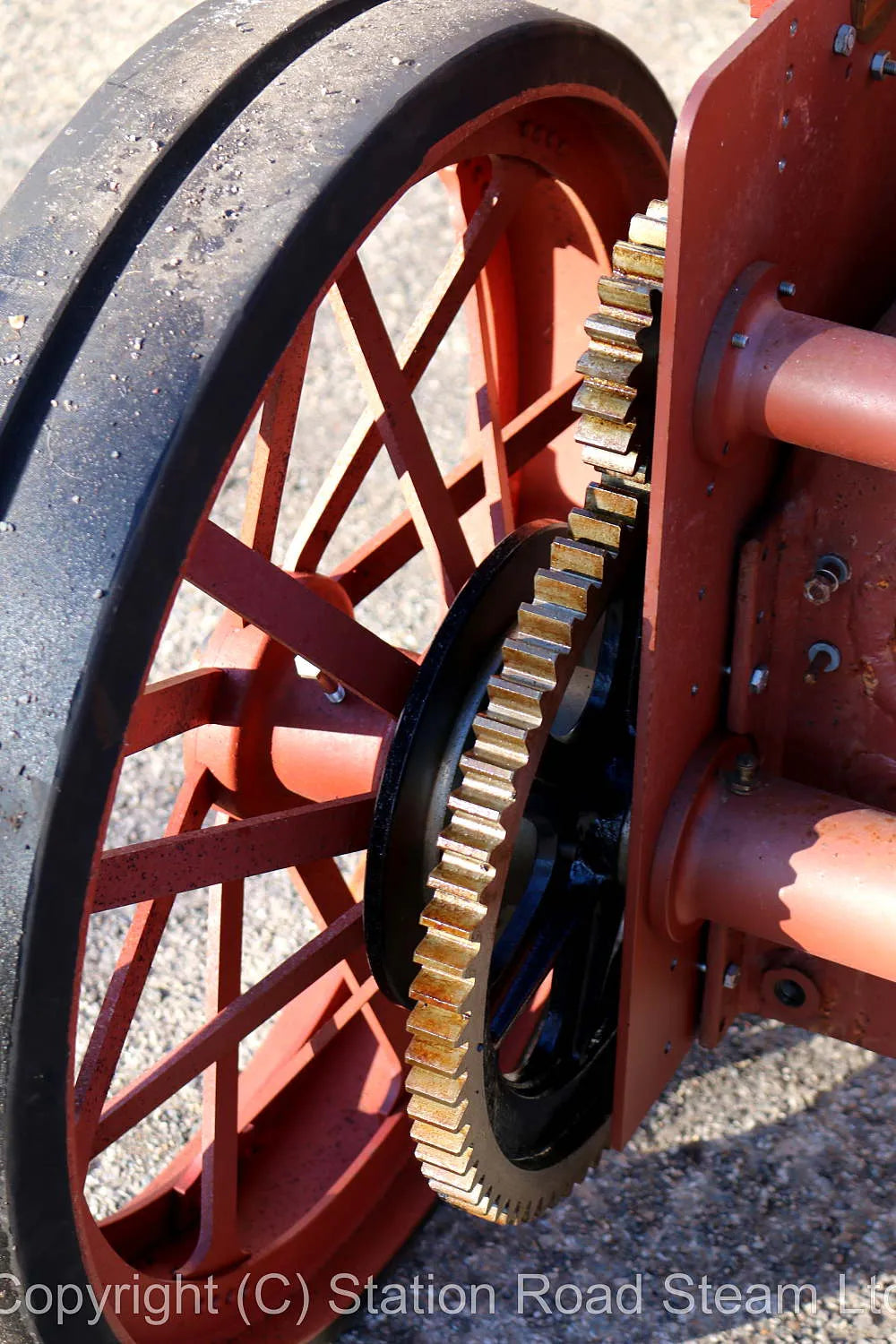 Part-built 4 inch scale Burrell SCC agricultural engine