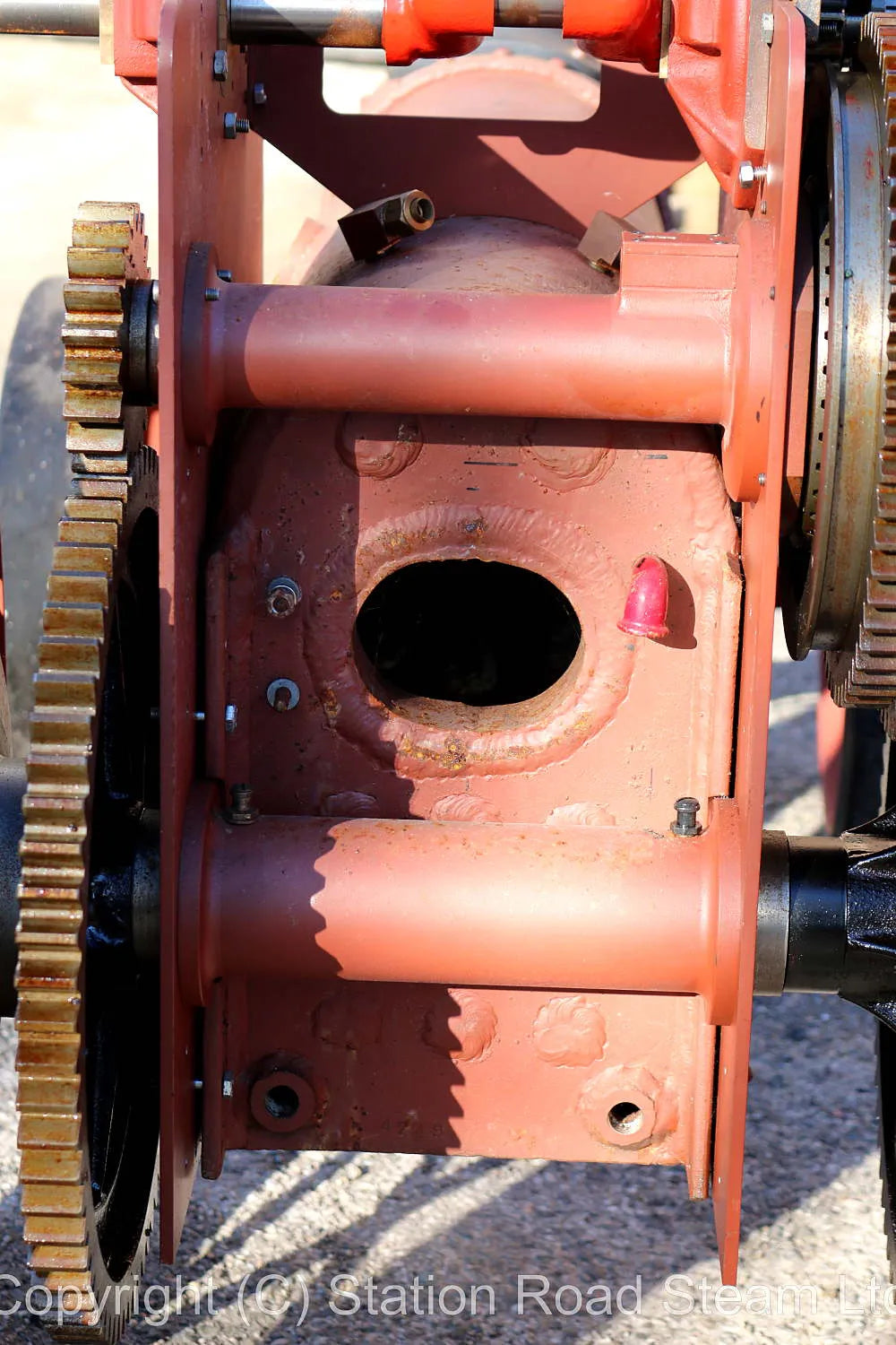 Part-built 4 inch scale Burrell SCC agricultural engine