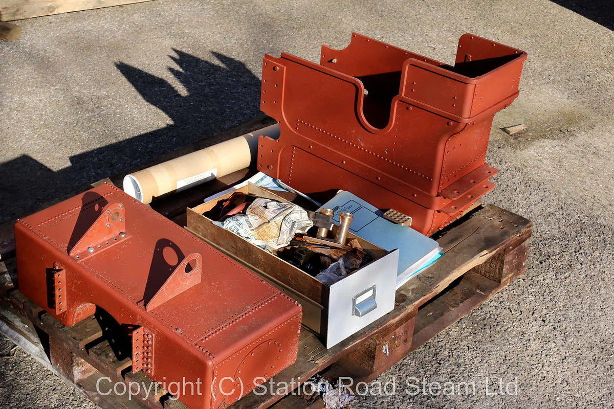 Part-built 4 inch scale Burrell SCC agricultural engine