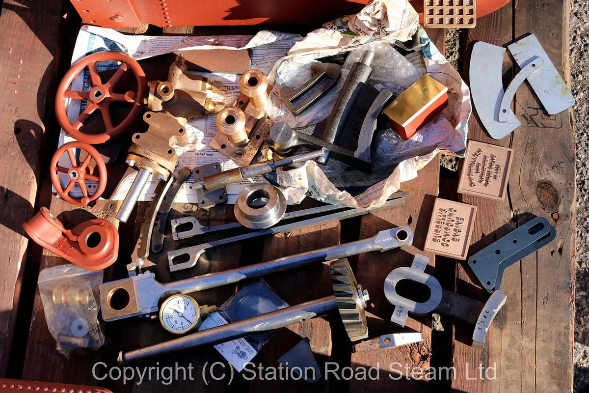 Part-built 4 inch scale Burrell SCC agricultural engine