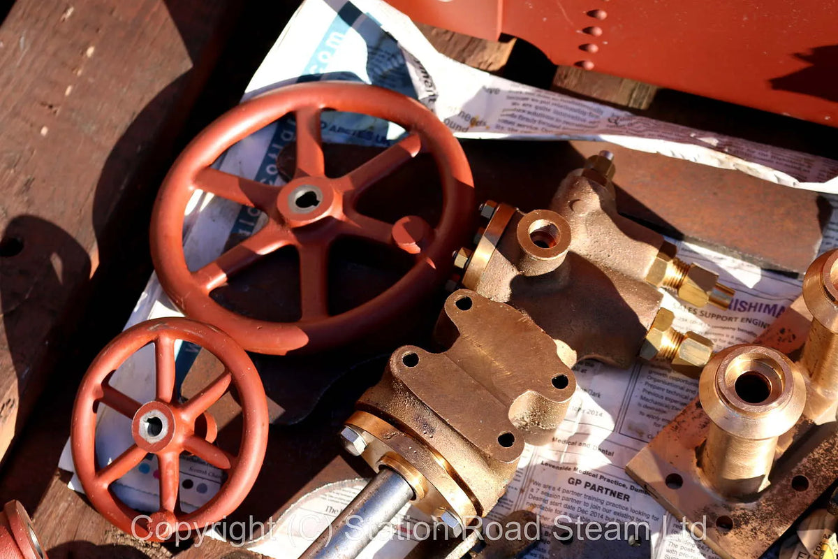 Part-built 4 inch scale Burrell SCC agricultural engine