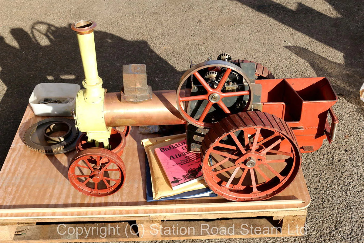 Part-built 2 1/4 inch scale Allchin agricultural engine
