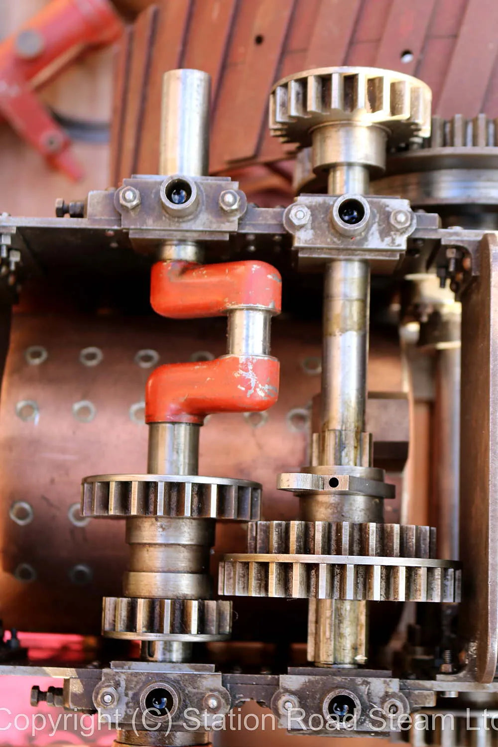 Part-built 2 1/4 inch scale Allchin agricultural engine