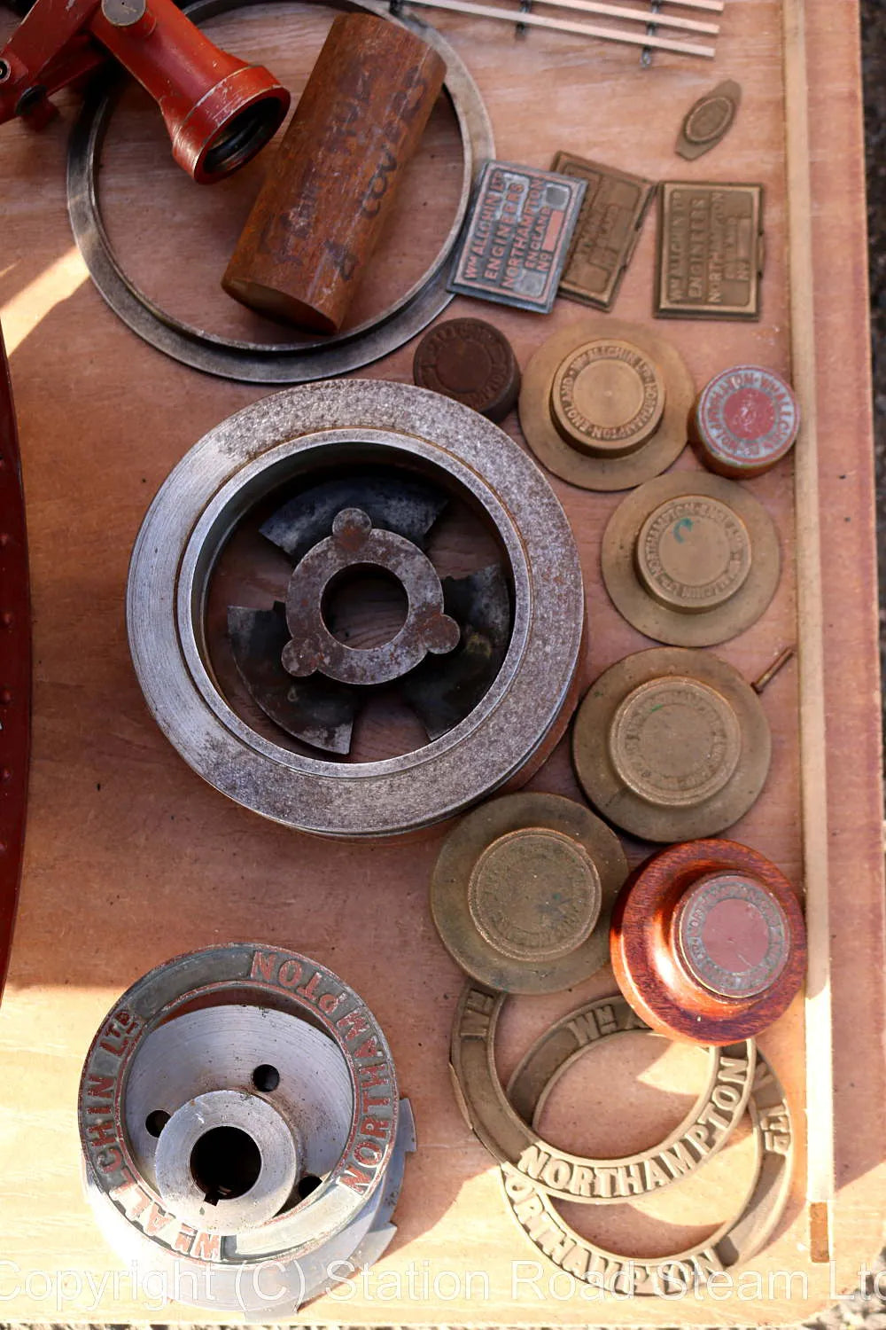 Part-built 2 1/4 inch scale Allchin agricultural engine