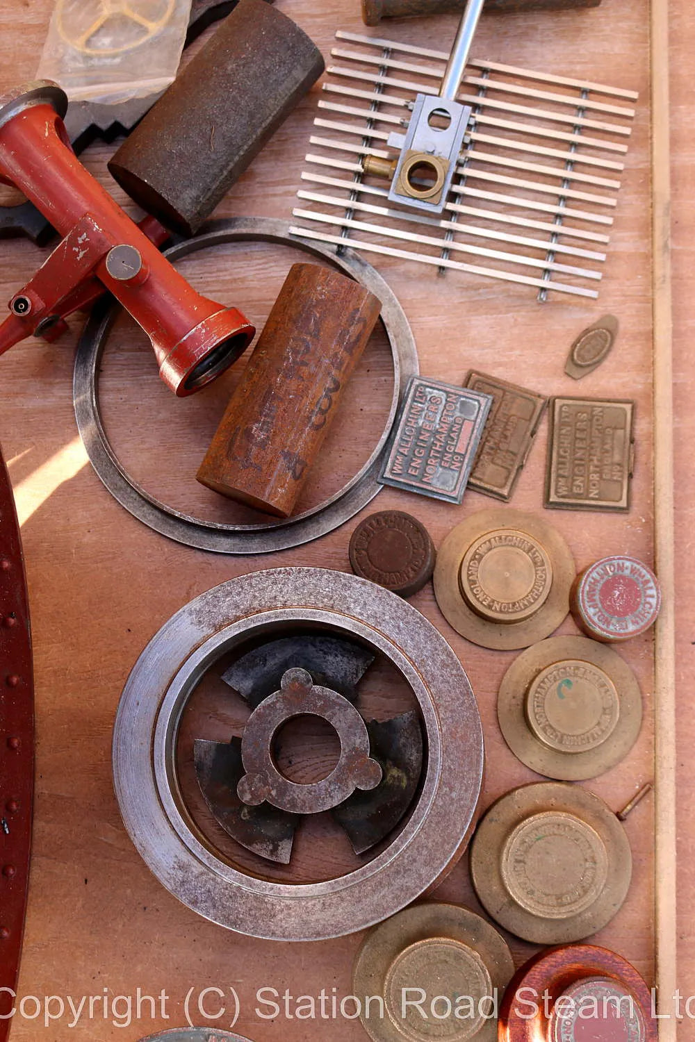 Part-built 2 1/4 inch scale Allchin agricultural engine