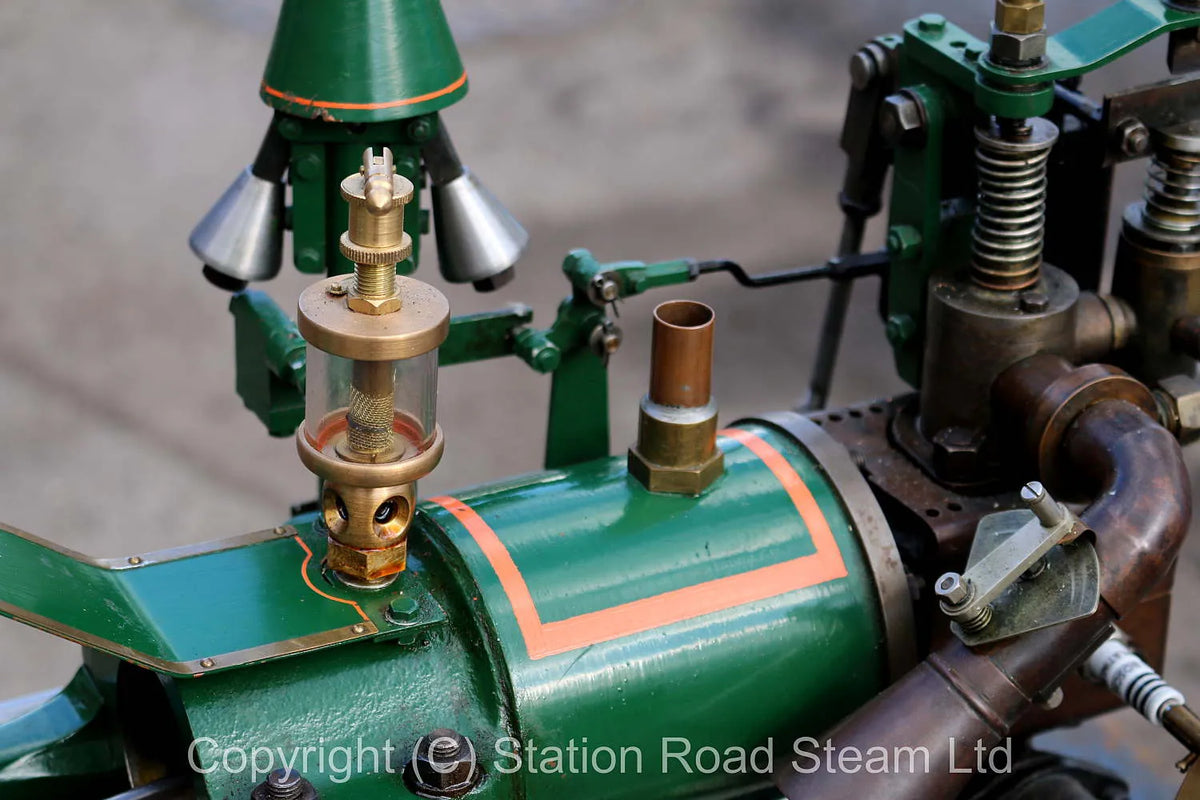 Large model open crank gas engine