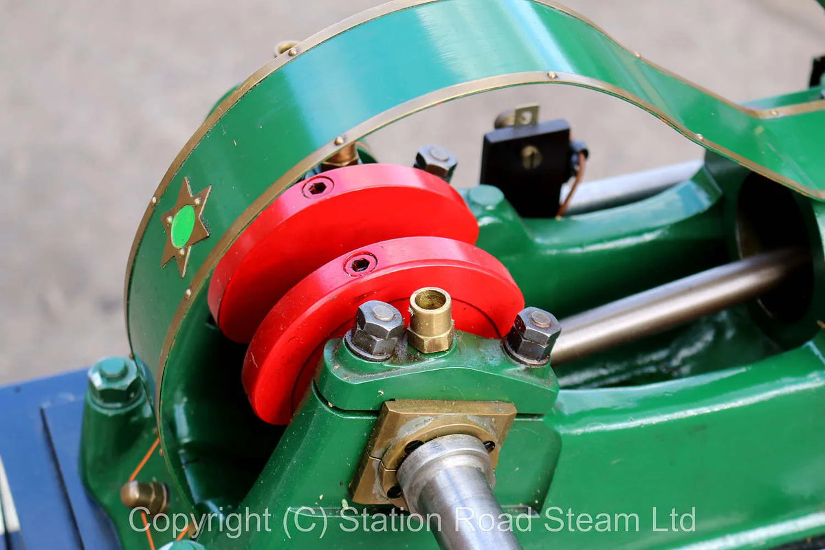 Large model open crank gas engine