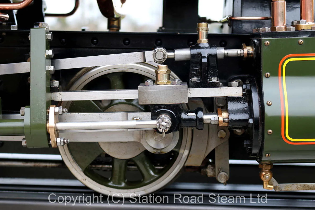 7 1/4 inch gauge Bagnall 0-4-0ST with driving truck