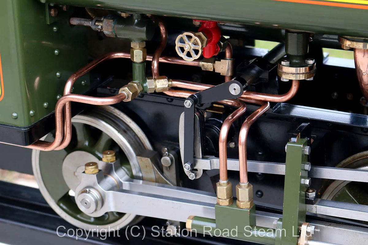 7 1/4 inch gauge Bagnall 0-4-0ST with driving truck