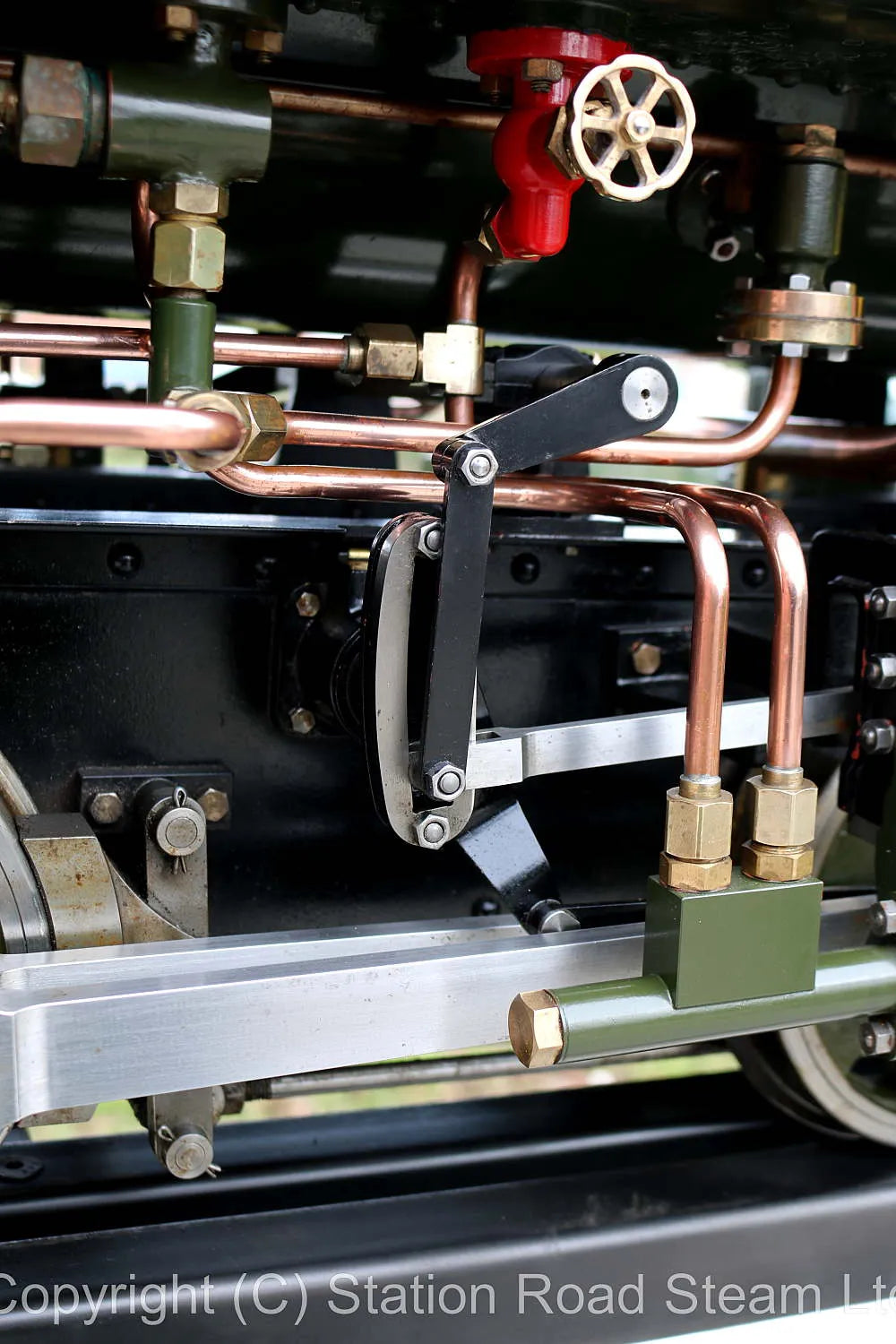 7 1/4 inch gauge Bagnall 0-4-0ST with driving truck
