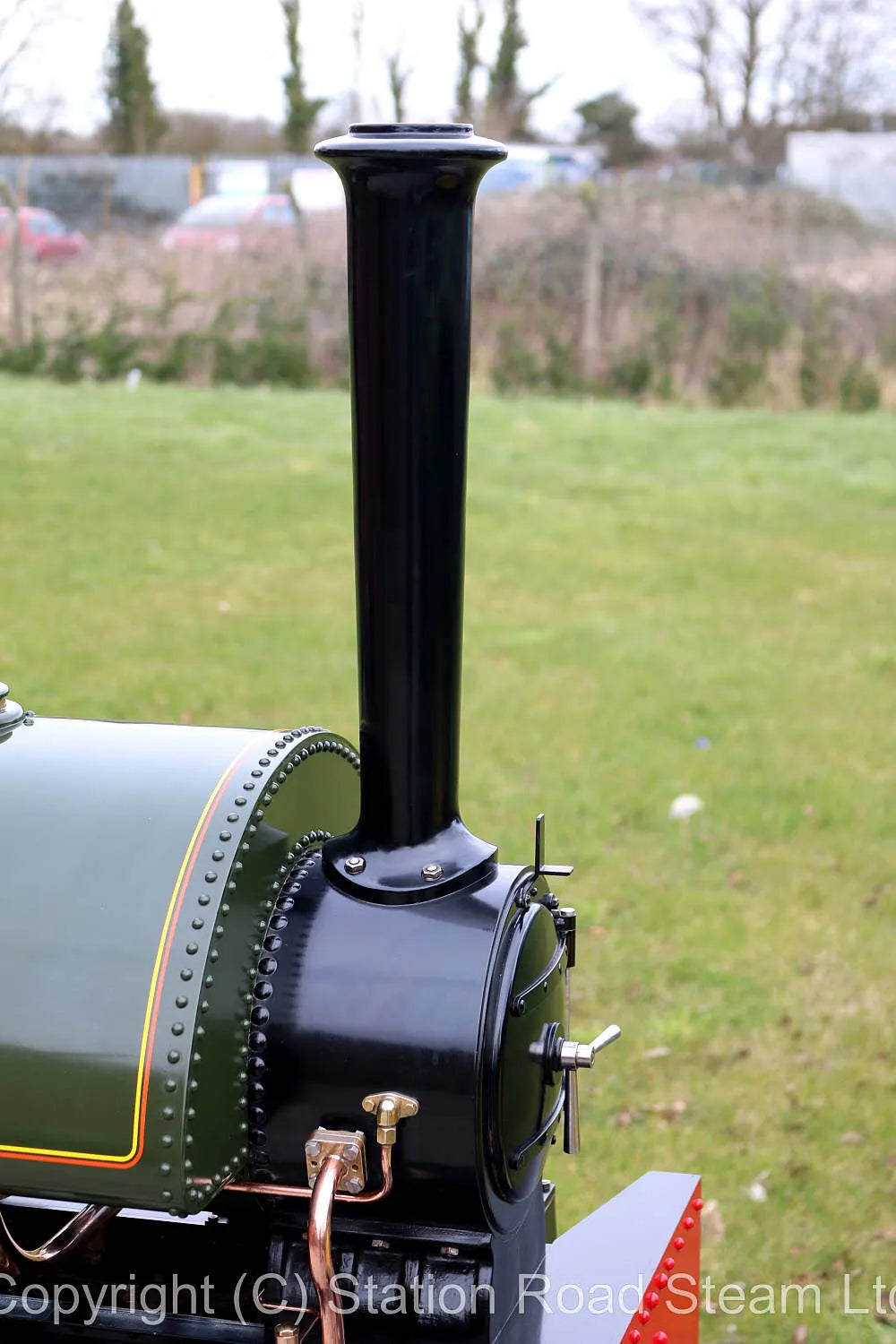 7 1/4 inch gauge Bagnall 0-4-0ST with driving truck