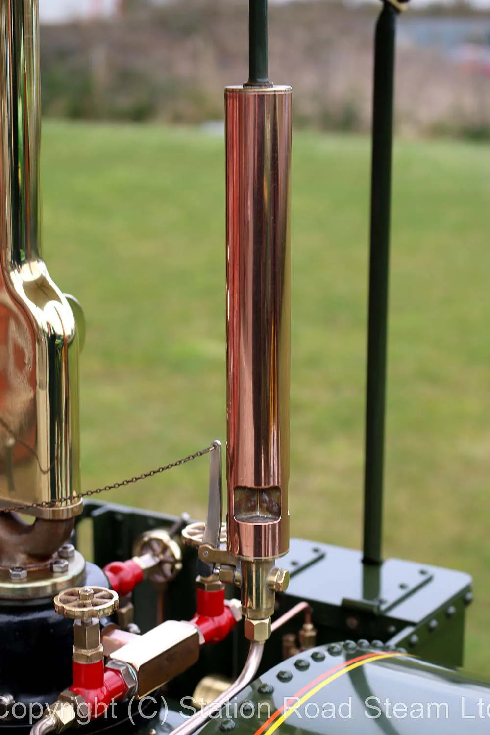 7 1/4 inch gauge Bagnall 0-4-0ST with driving truck