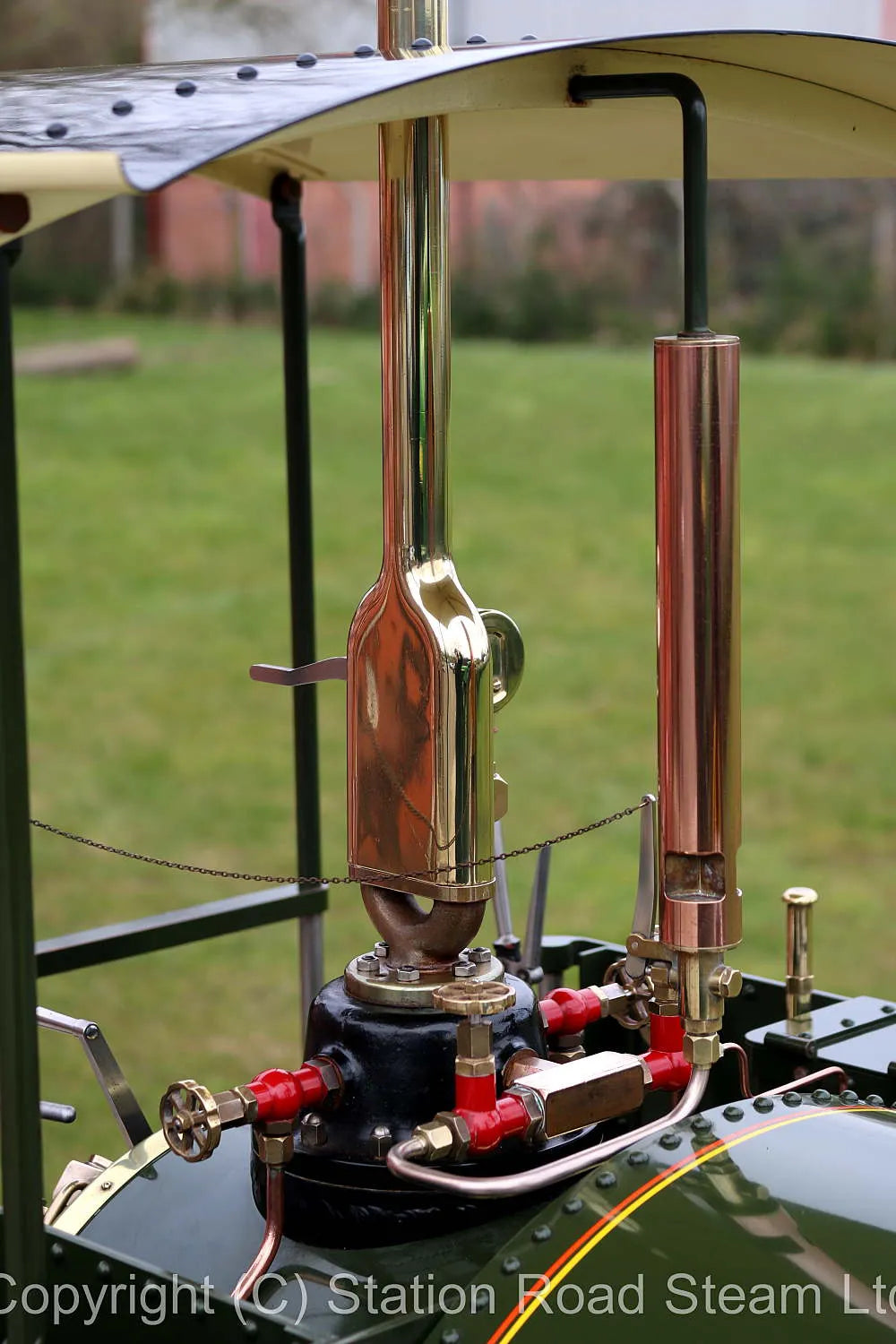 7 1/4 inch gauge Bagnall 0-4-0ST with driving truck