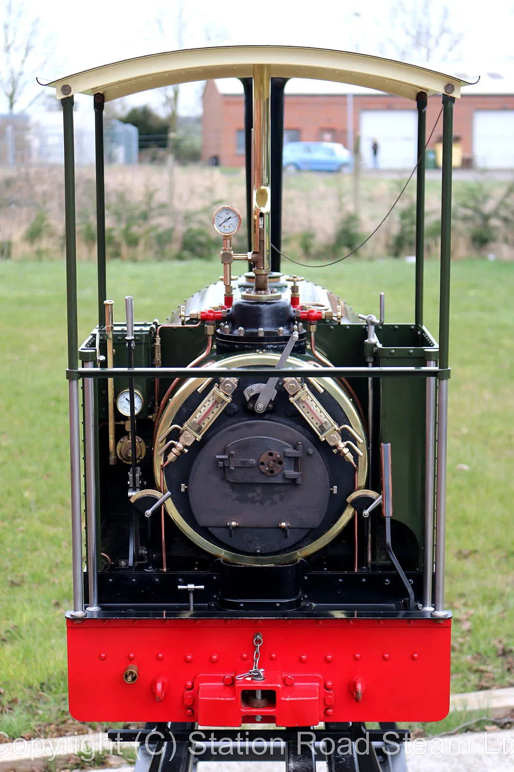 7 1/4 inch gauge Bagnall 0-4-0ST with driving truck