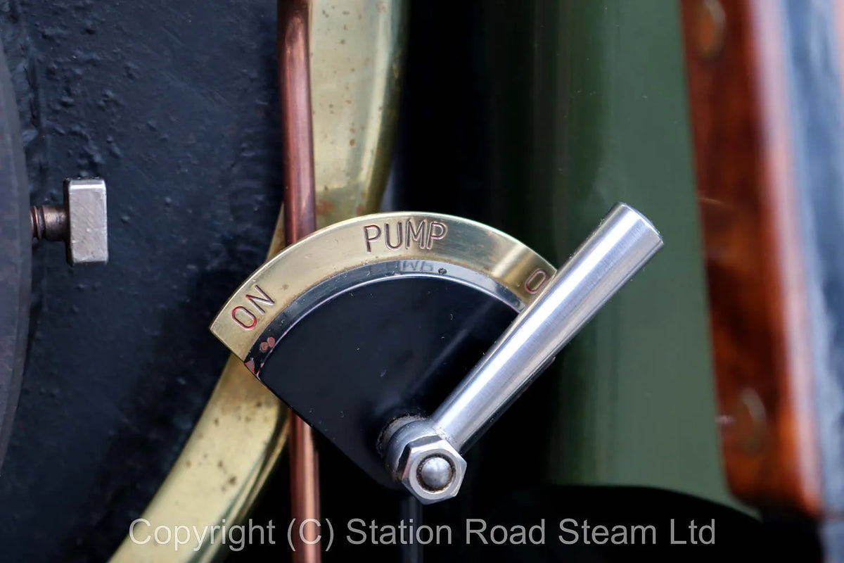 7 1/4 inch gauge Bagnall 0-4-0ST with driving truck