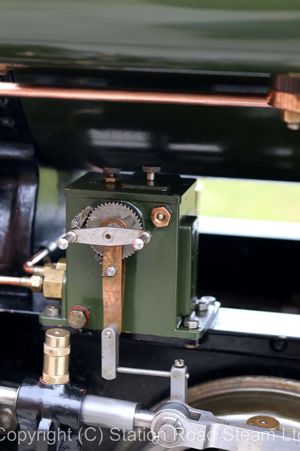 7 1/4 inch gauge Bagnall 0-4-0ST with driving truck
