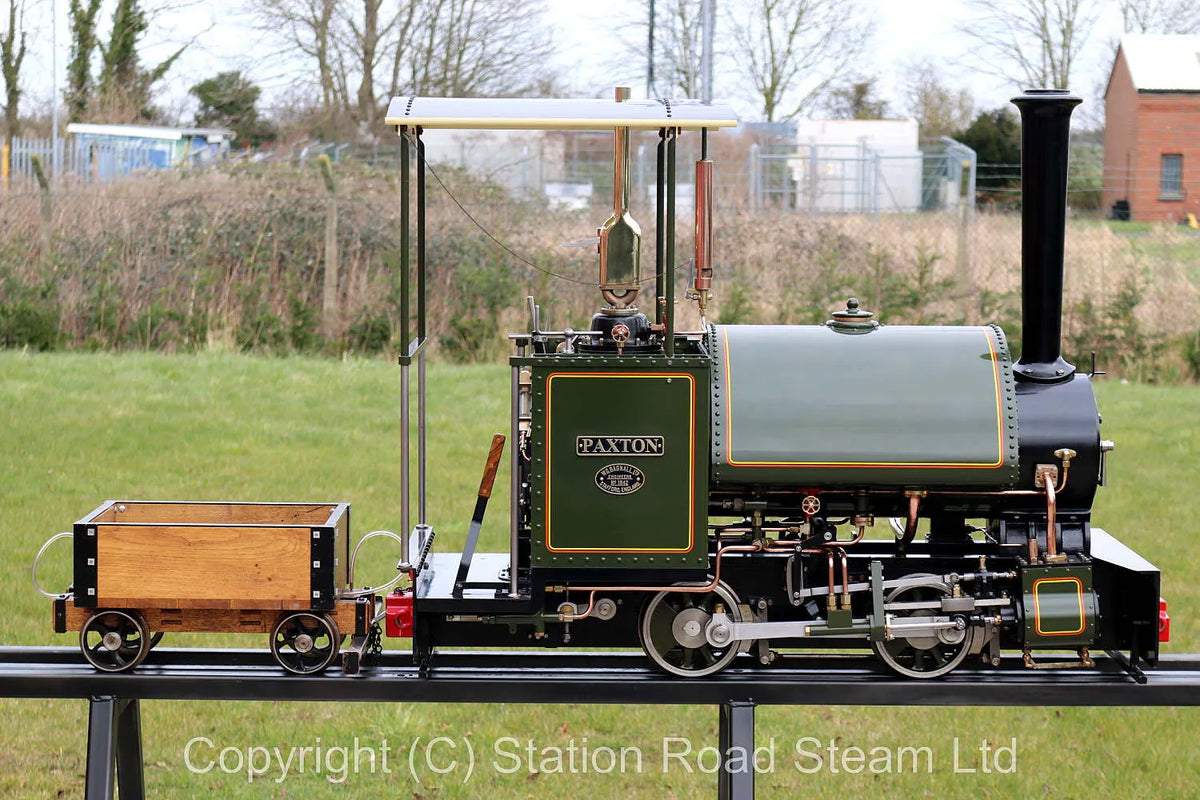7 1/4 inch gauge Bagnall 0-4-0ST with driving truck