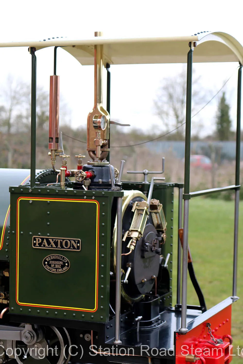 7 1/4 inch gauge Bagnall 0-4-0ST with driving truck