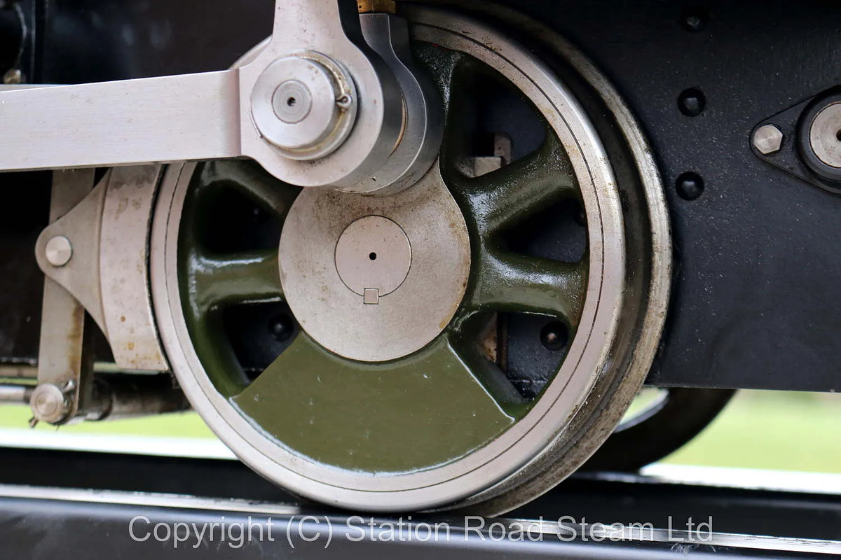 7 1/4 inch gauge Bagnall 0-4-0ST with driving truck