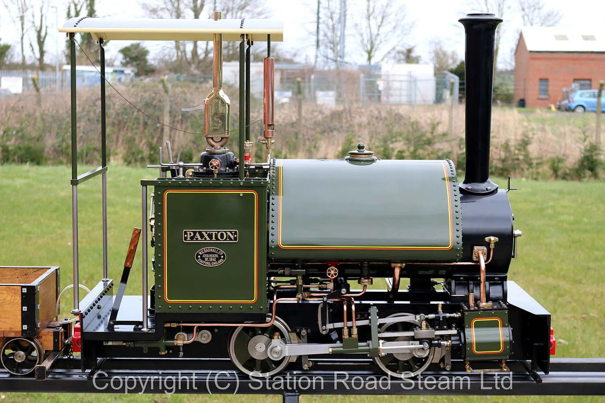 7 1/4 inch gauge Bagnall 0-4-0ST with driving truck