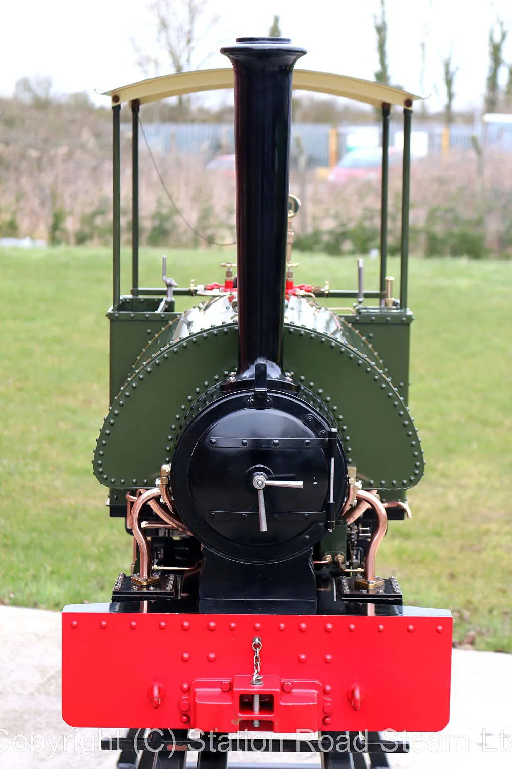 7 1/4 inch gauge Bagnall 0-4-0ST with driving truck