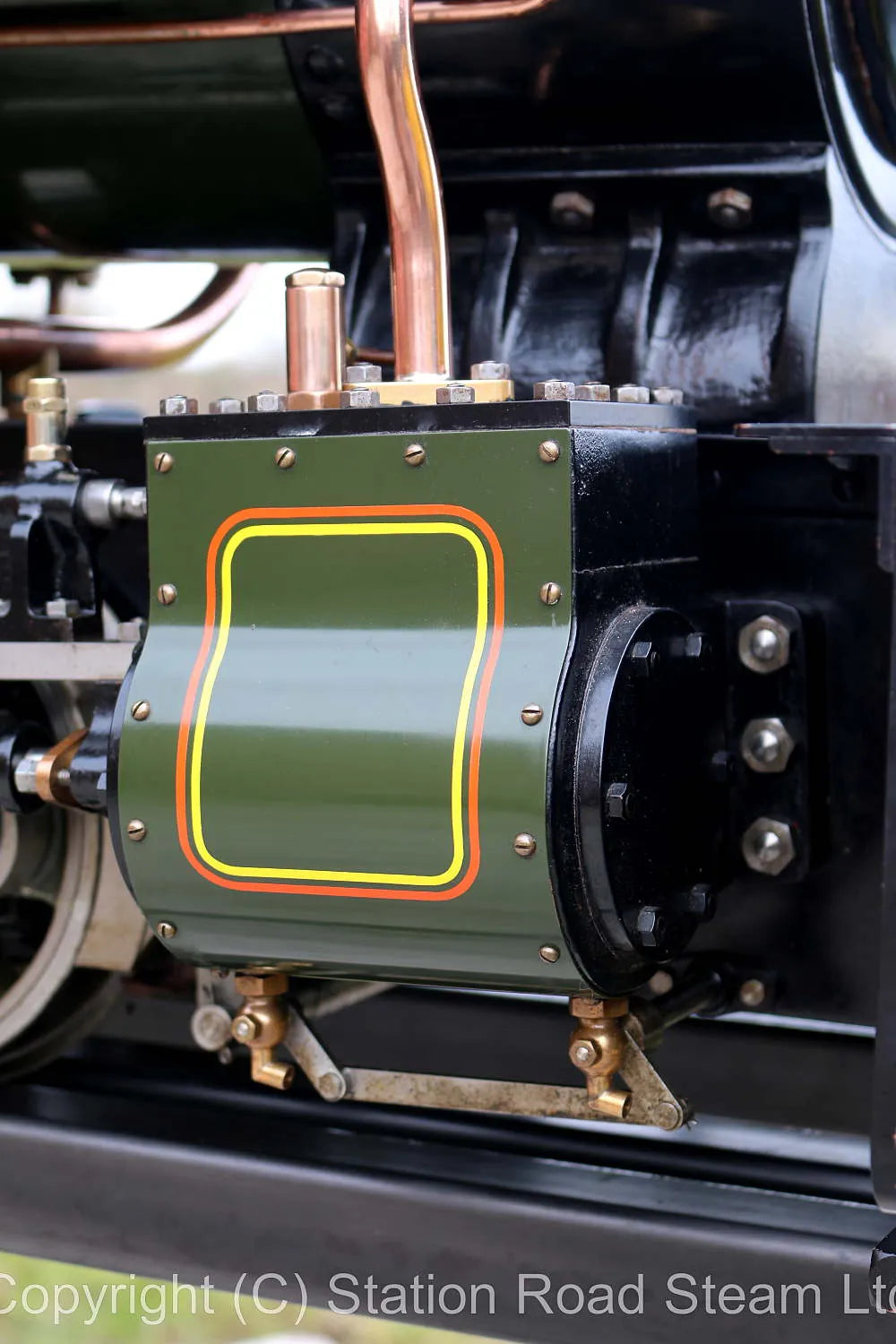 7 1/4 inch gauge Bagnall 0-4-0ST with driving truck