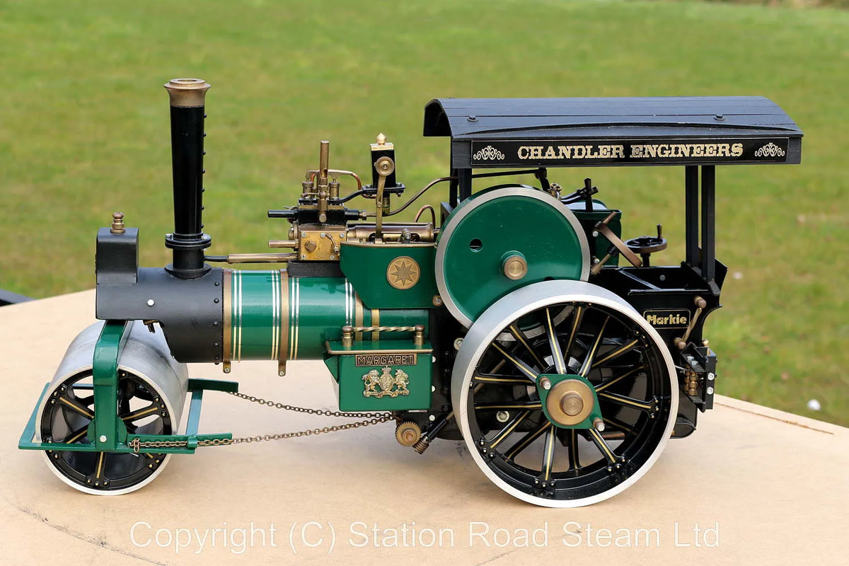 Markie gas-fired steam roller