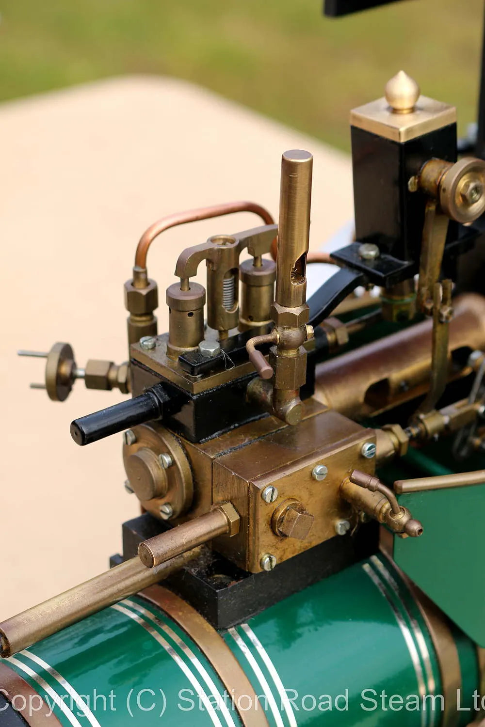 Markie gas-fired steam roller