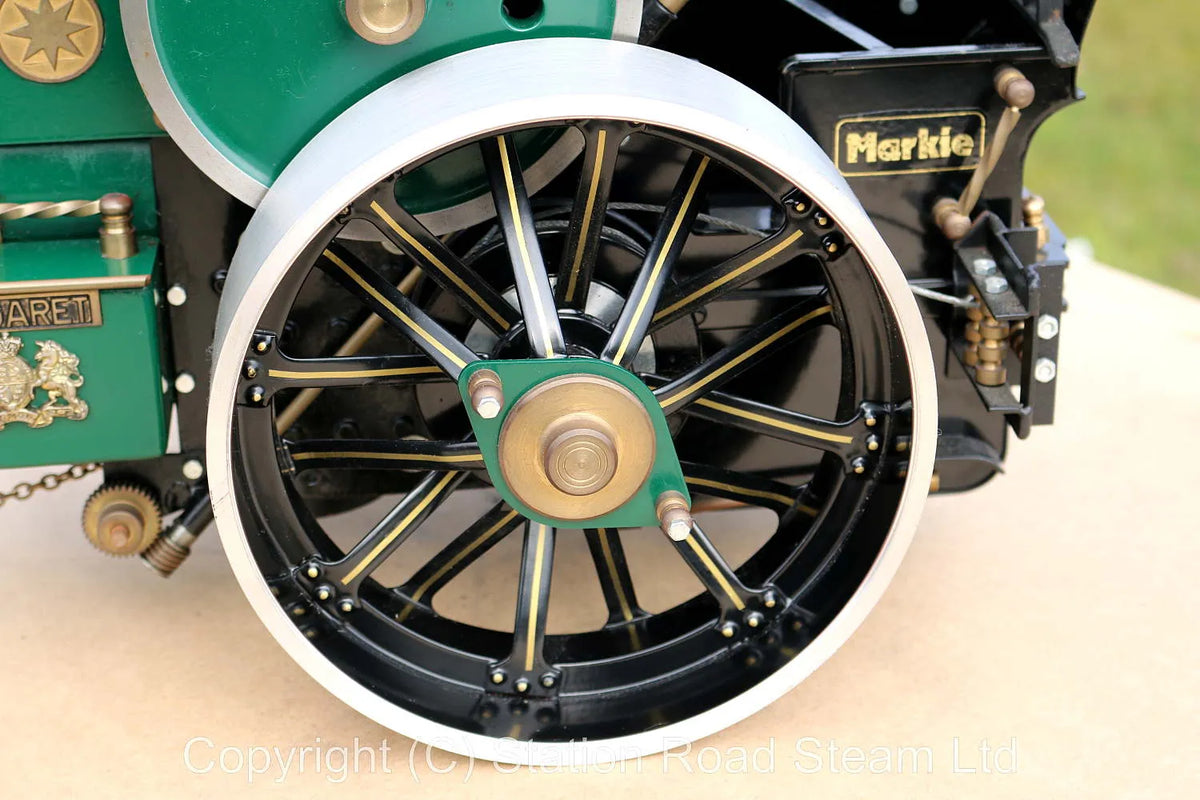 Markie gas-fired steam roller