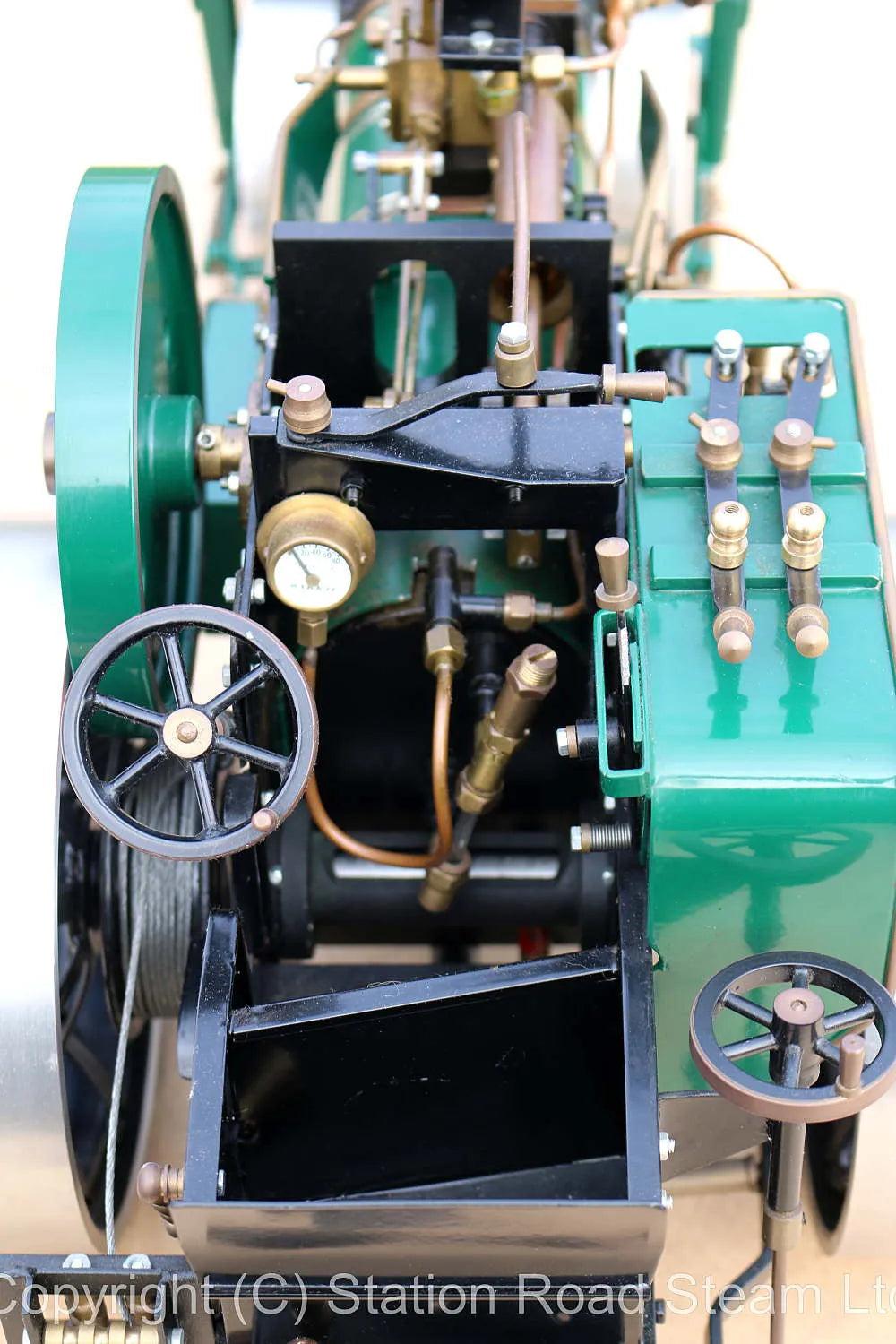 Markie gas-fired steam roller