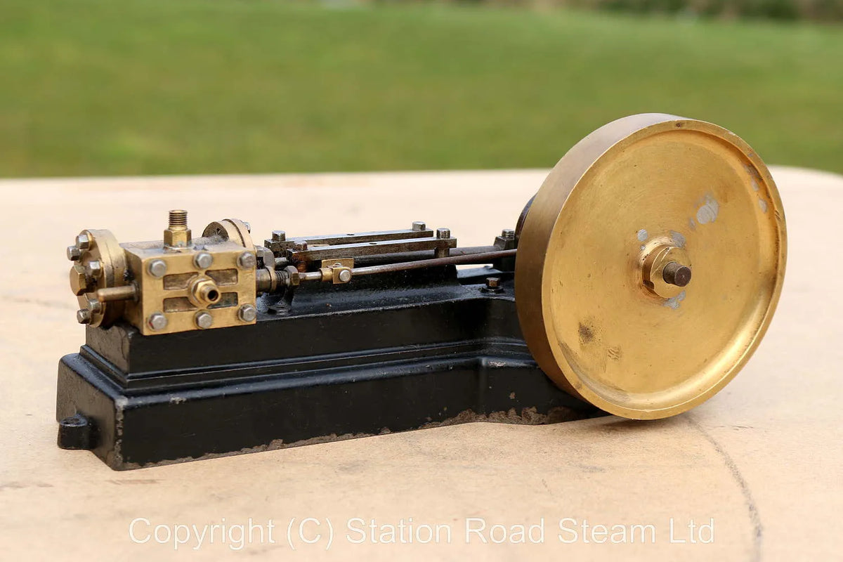Stuart S50 with brass flywheel