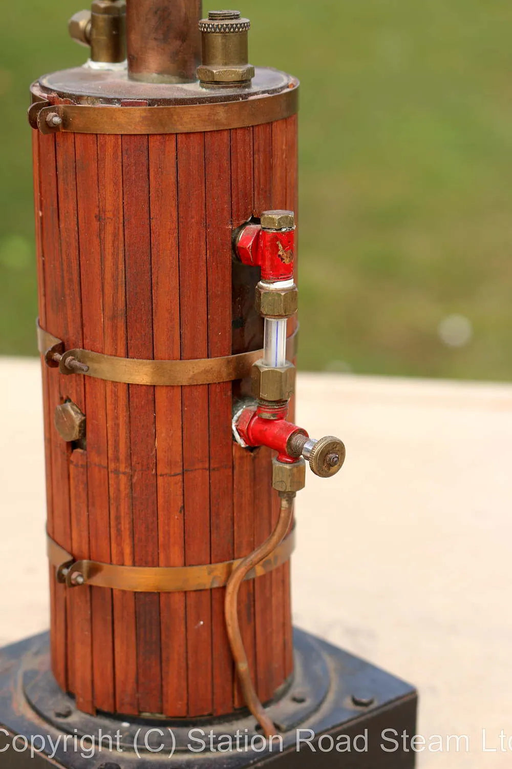 Small vertical spirit-fired boiler