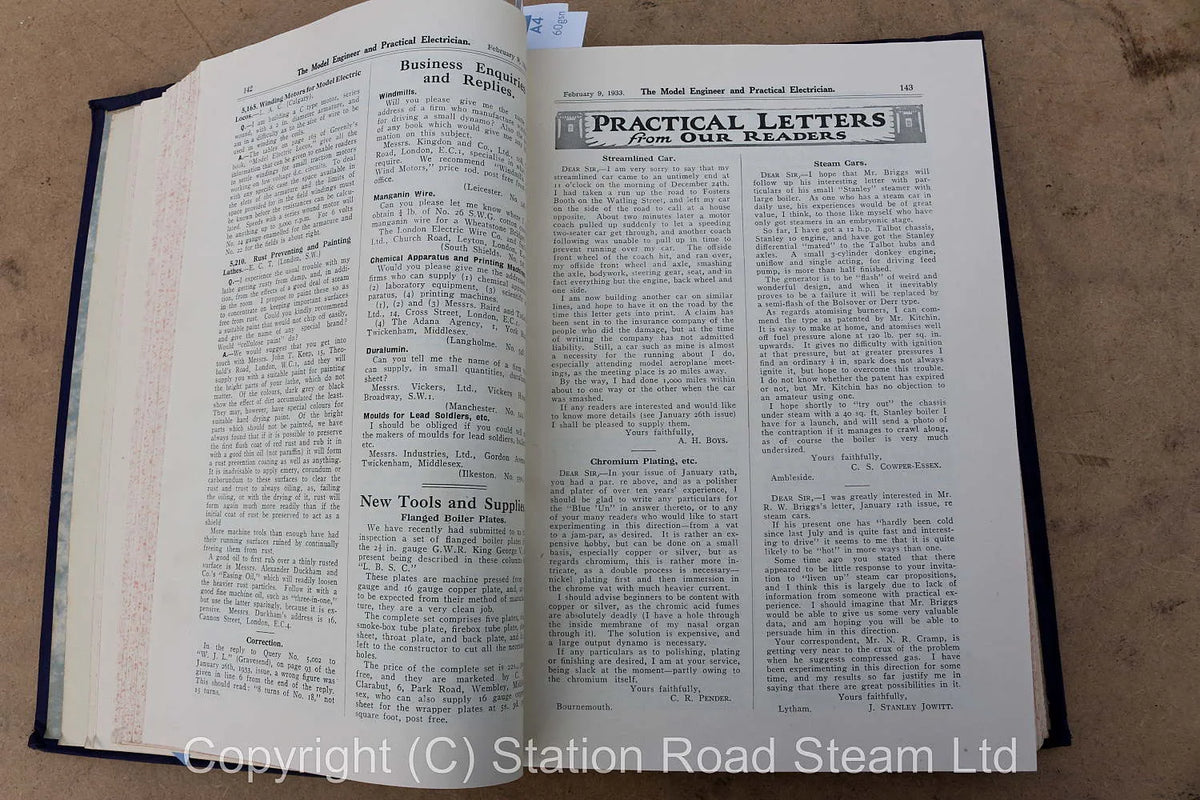 Greenly traction engine, castings, part-built boiler