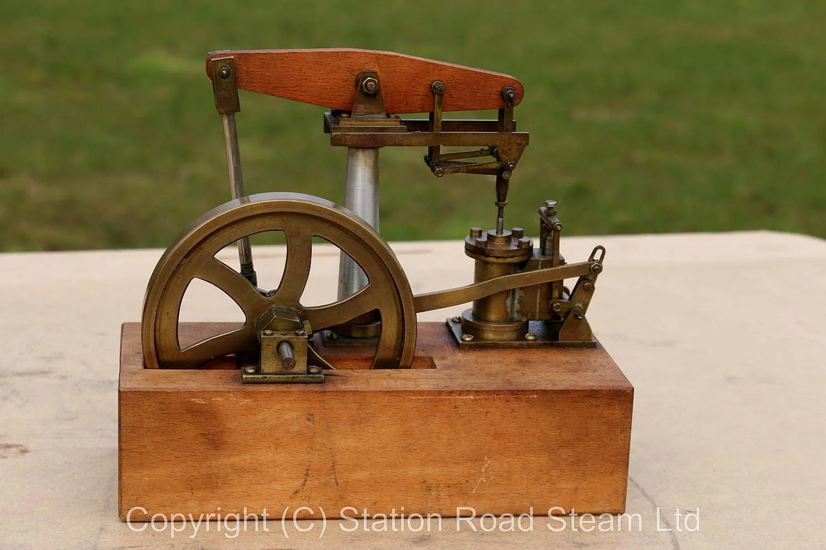 Small scratch built beam engine