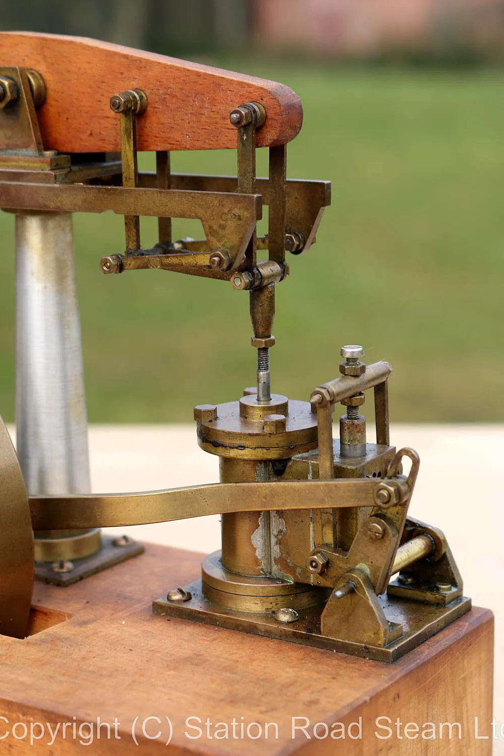 Small scratch built beam engine