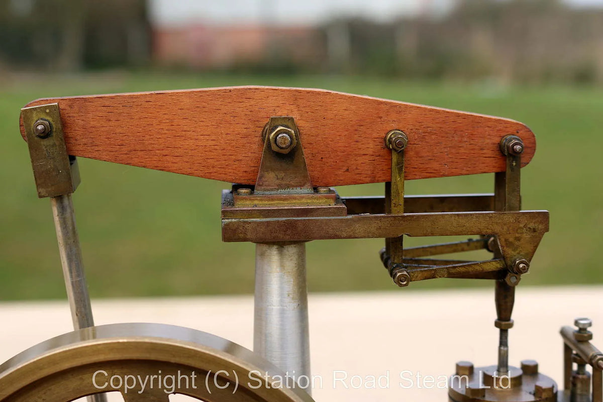 Small scratch built beam engine