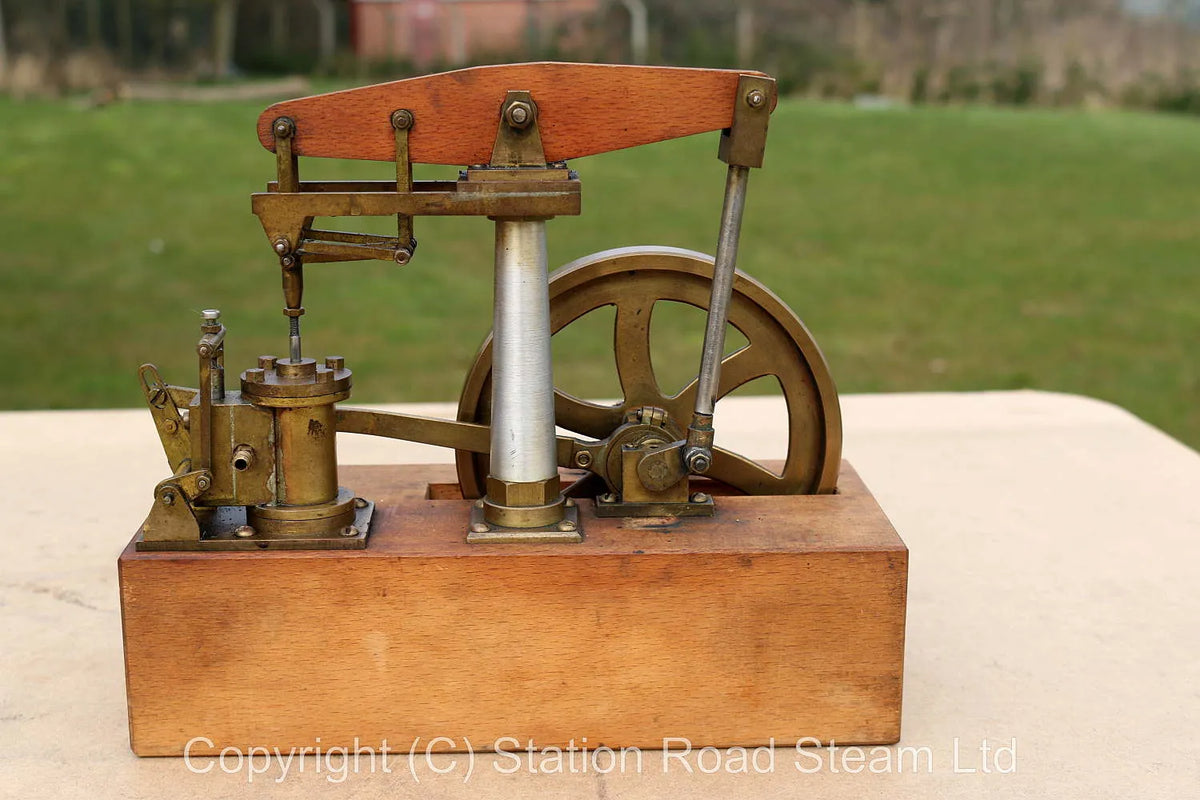 Small scratch built beam engine