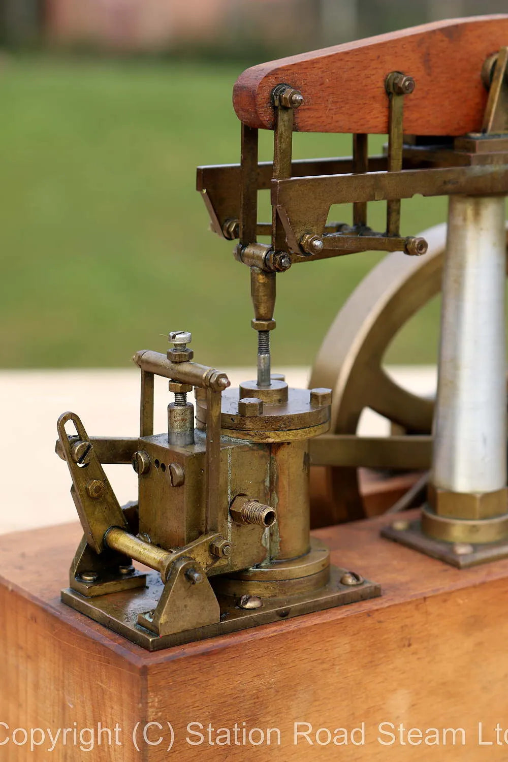 Small scratch built beam engine