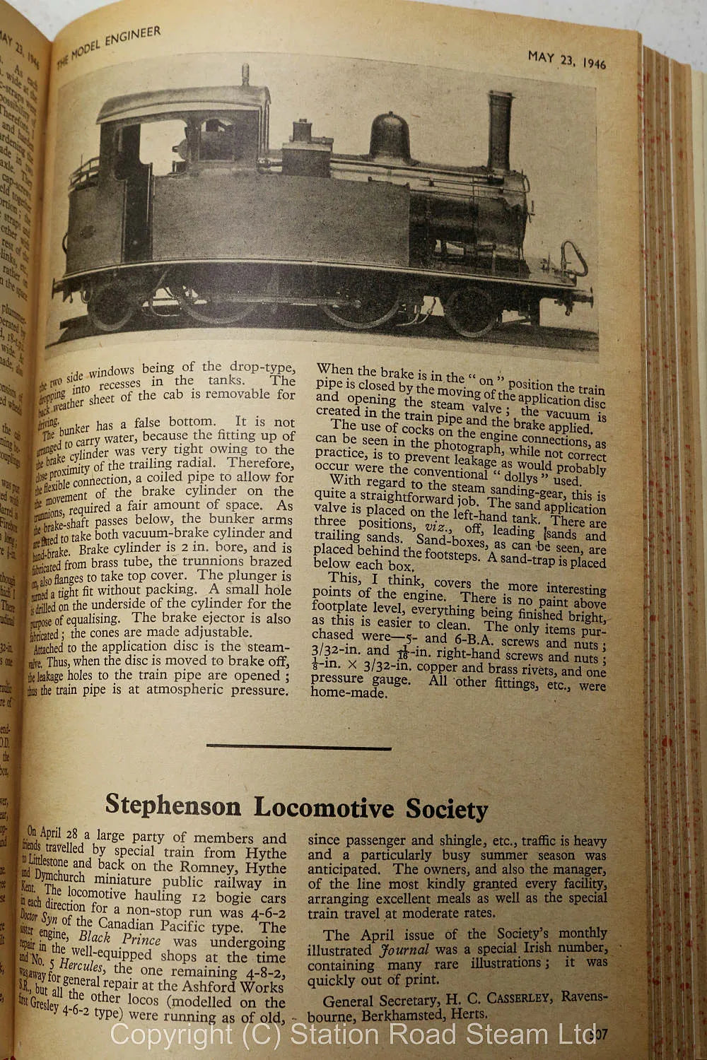 6 inch gauge Great Eastern 1300 class 2-4-0