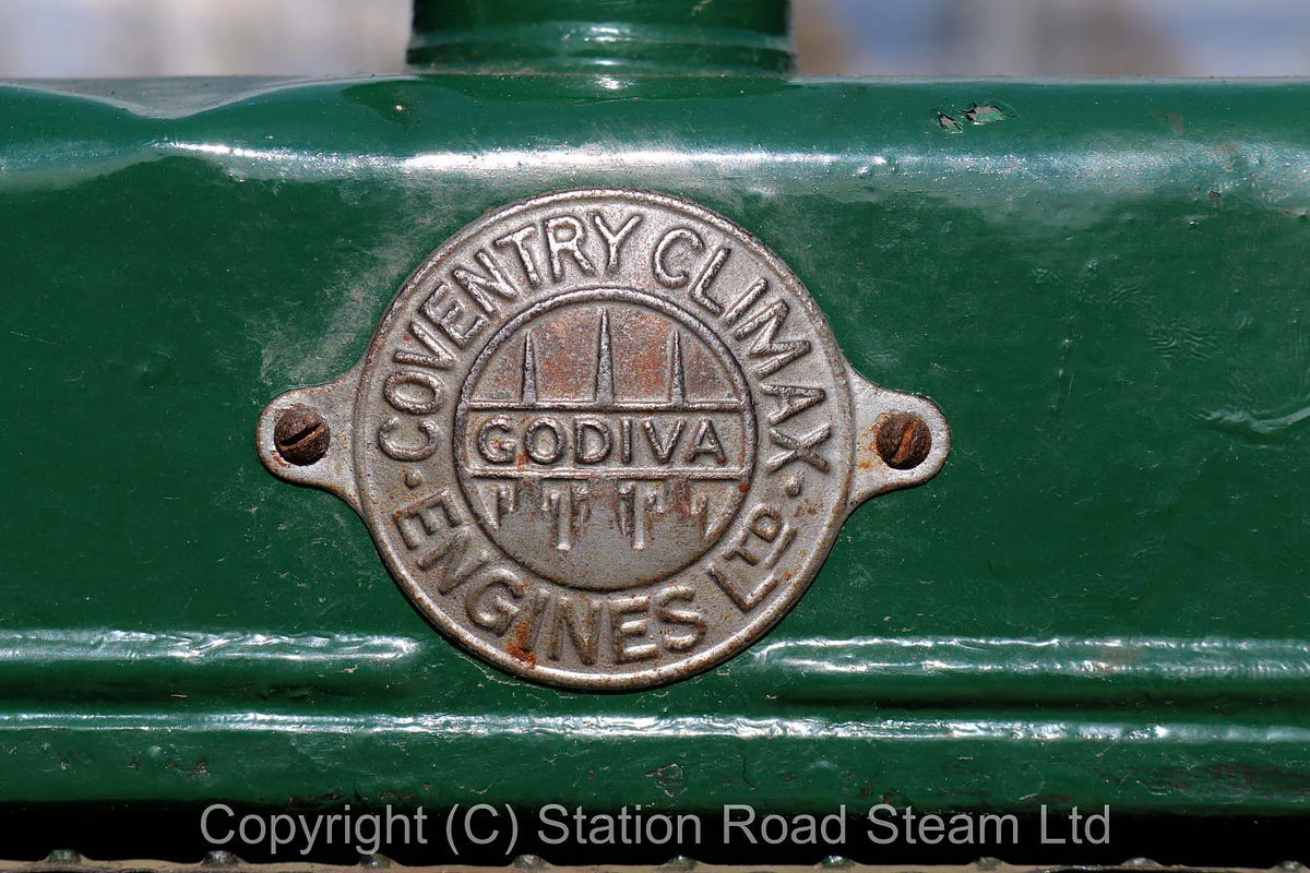 Coventry Climax generator on trailer