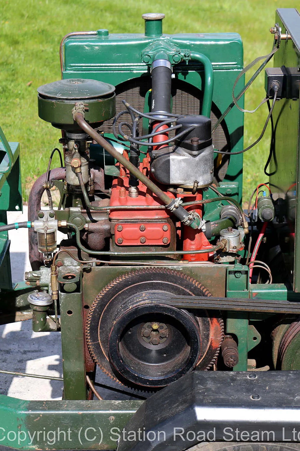 Coventry Climax generator on trailer