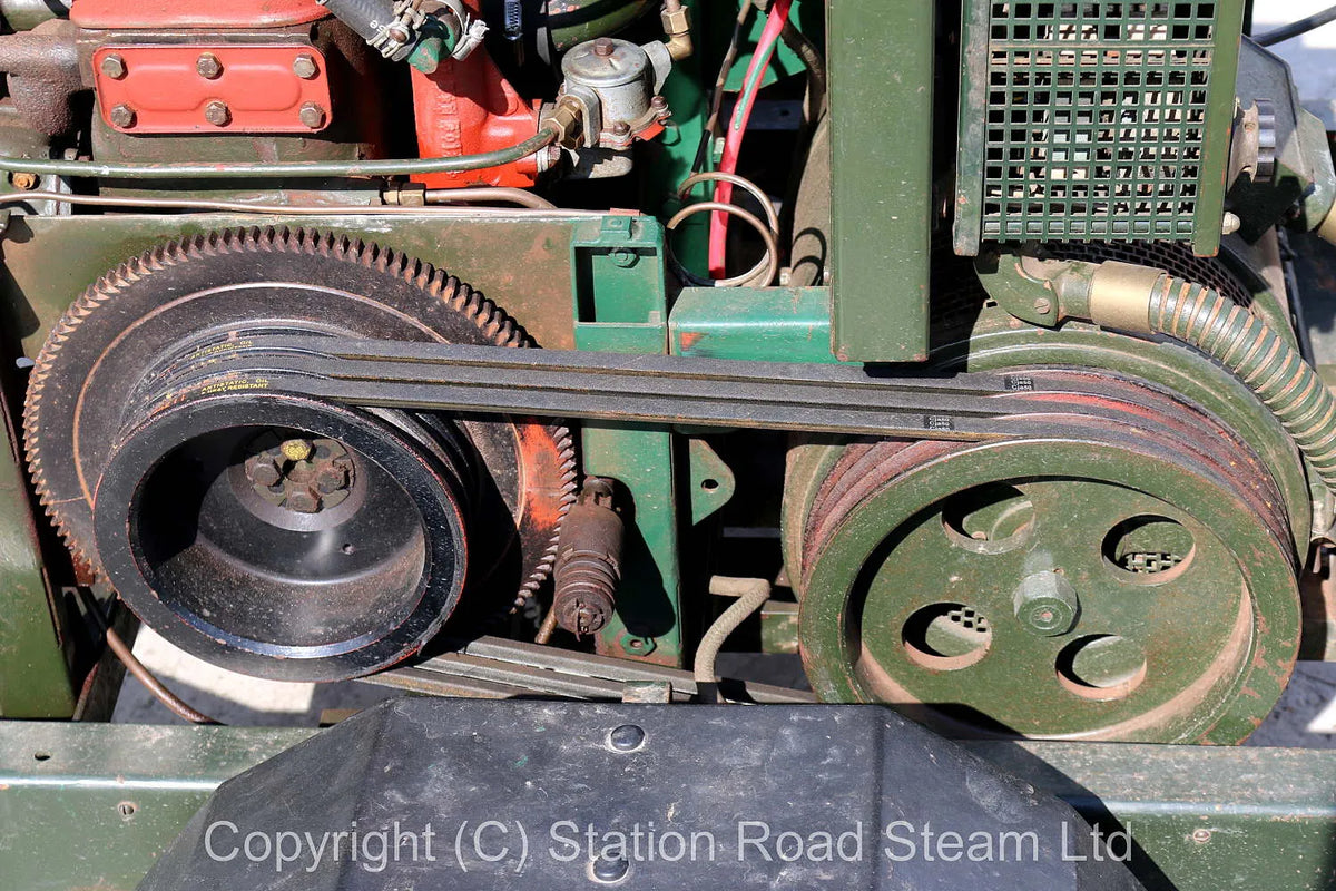 Coventry Climax generator on trailer