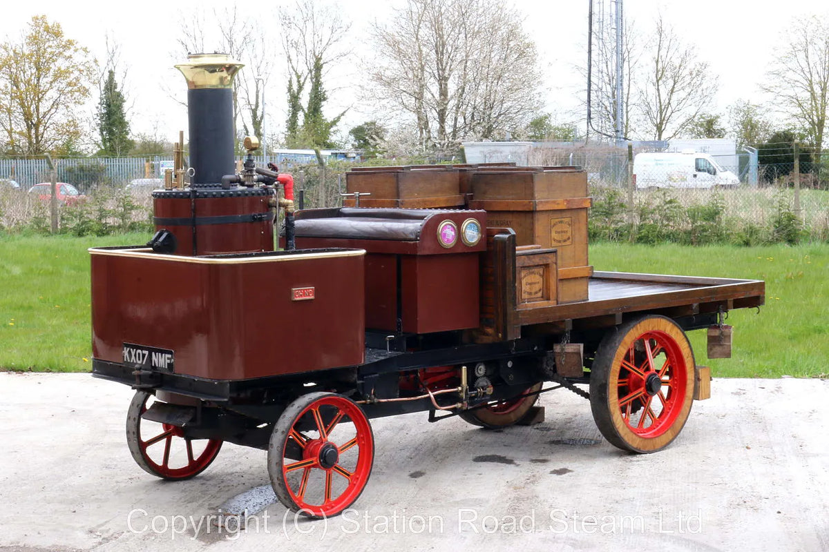 6 inch scale Burrell steam wagon