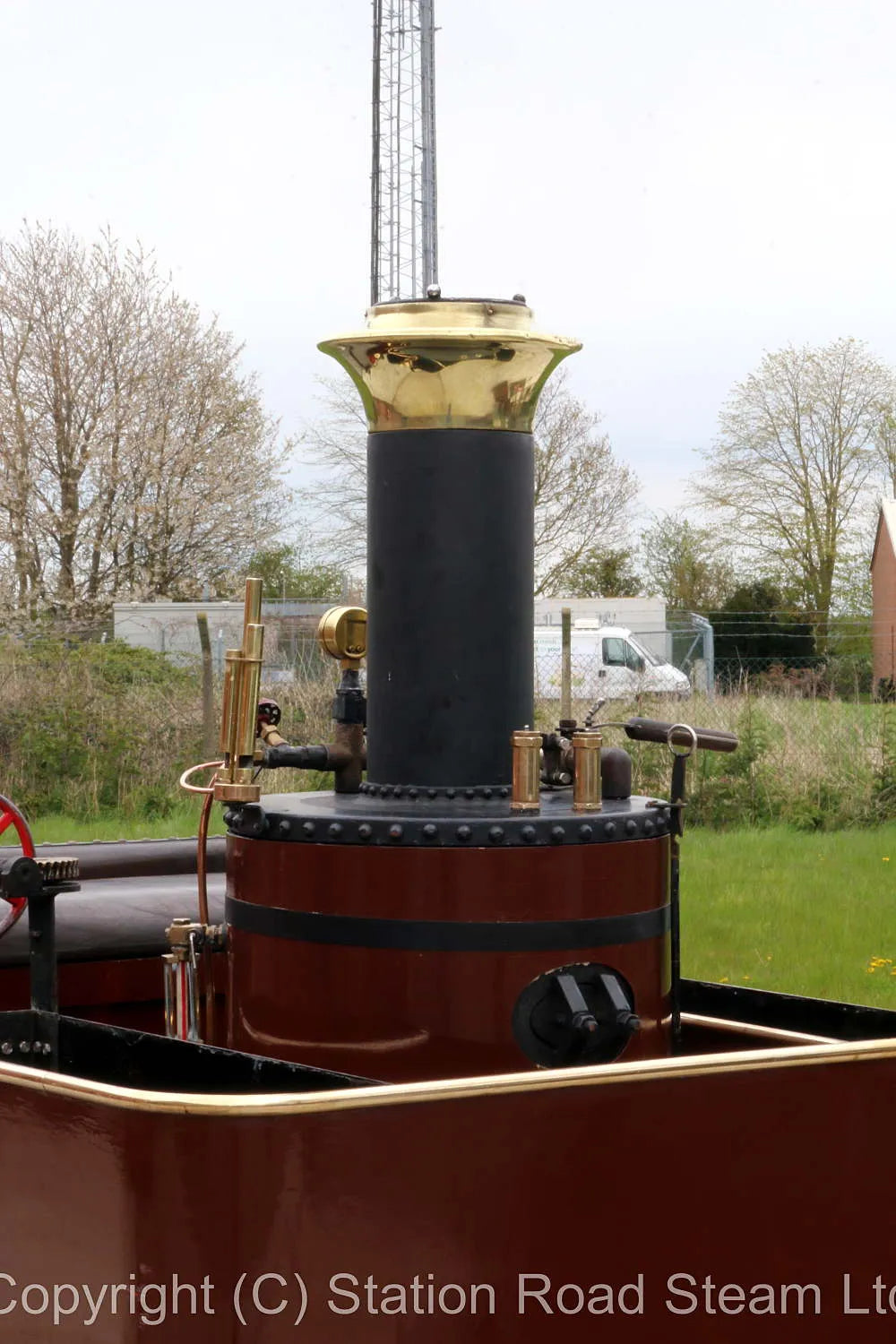 6 inch scale Burrell steam wagon