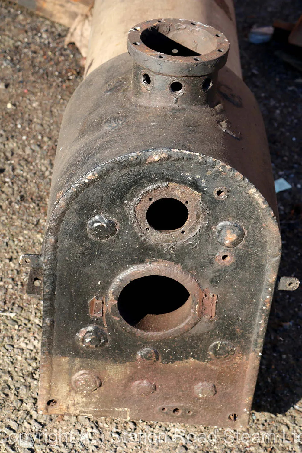 7 1/4 inch gauge 4 inch scale Hunslet boiler